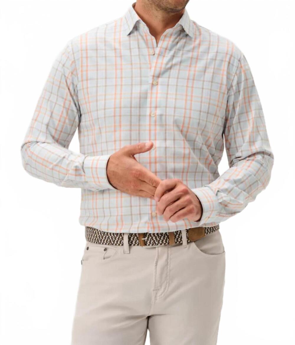 NEW JOHNNIE-O everyday performance button down shirt in breeze